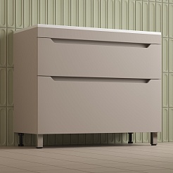 Style Line Тумба под раковину Остин 100 крем – фотография-4